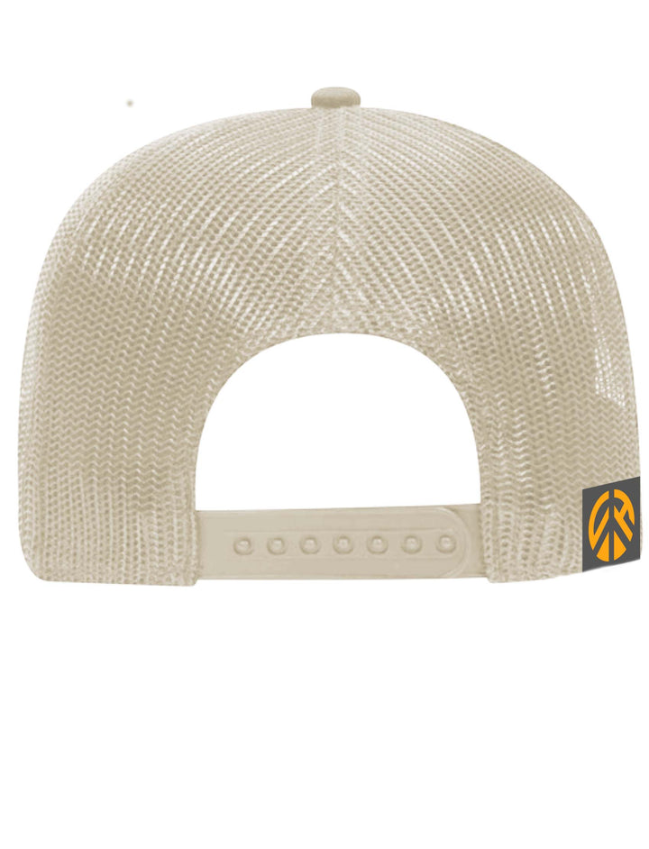 CH 3-d Logo Low Profile TWILL TRUCKER EMBROIDERED-CHARCOAL/OFF WHITE