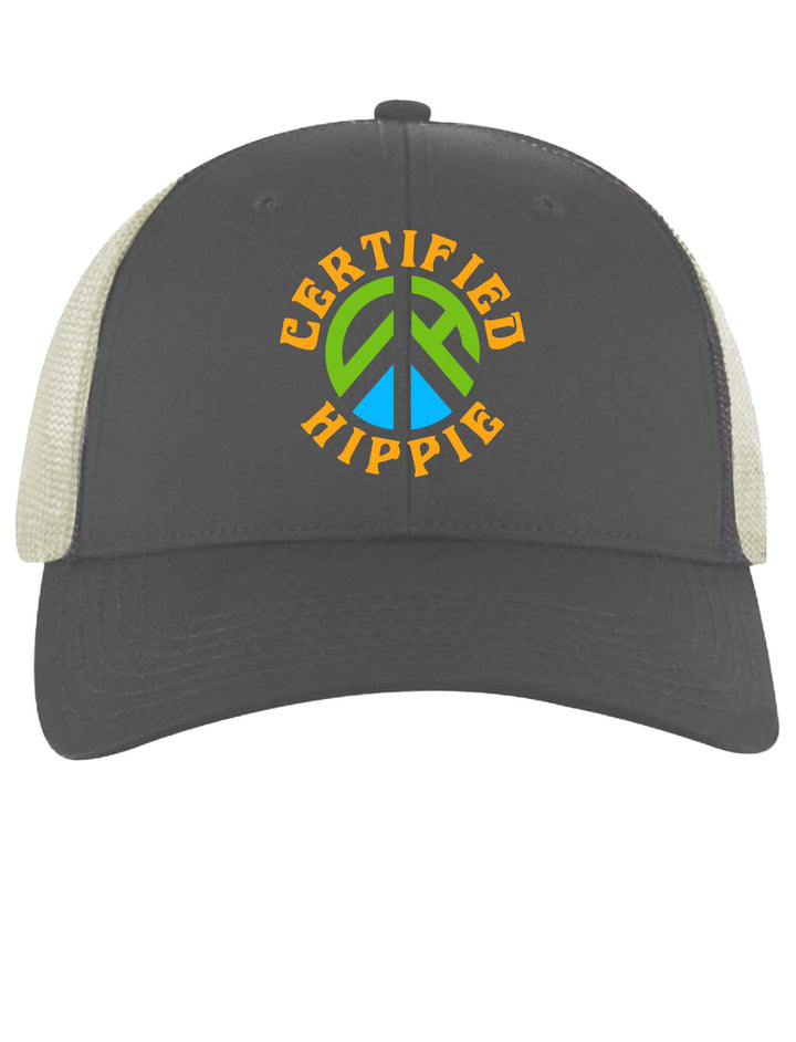 CH 3-d Logo Low Profile TWILL TRUCKER EMBROIDERED-CHARCOAL/OFF WHITE