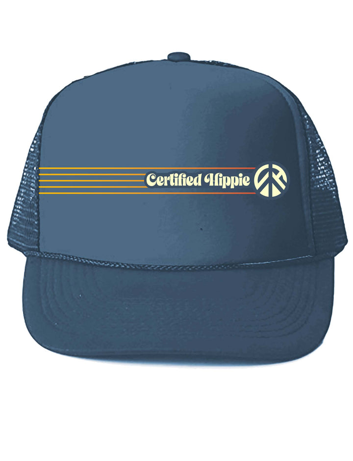 CH Stripes FOAM TRUCKER - INDIGO