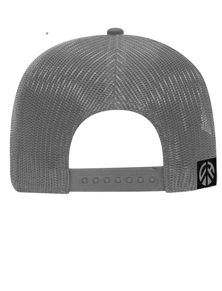 CH tonal Logo Low Profile TWILL TRUCKER EMBROIDERED-BLACK/CHARCOAL