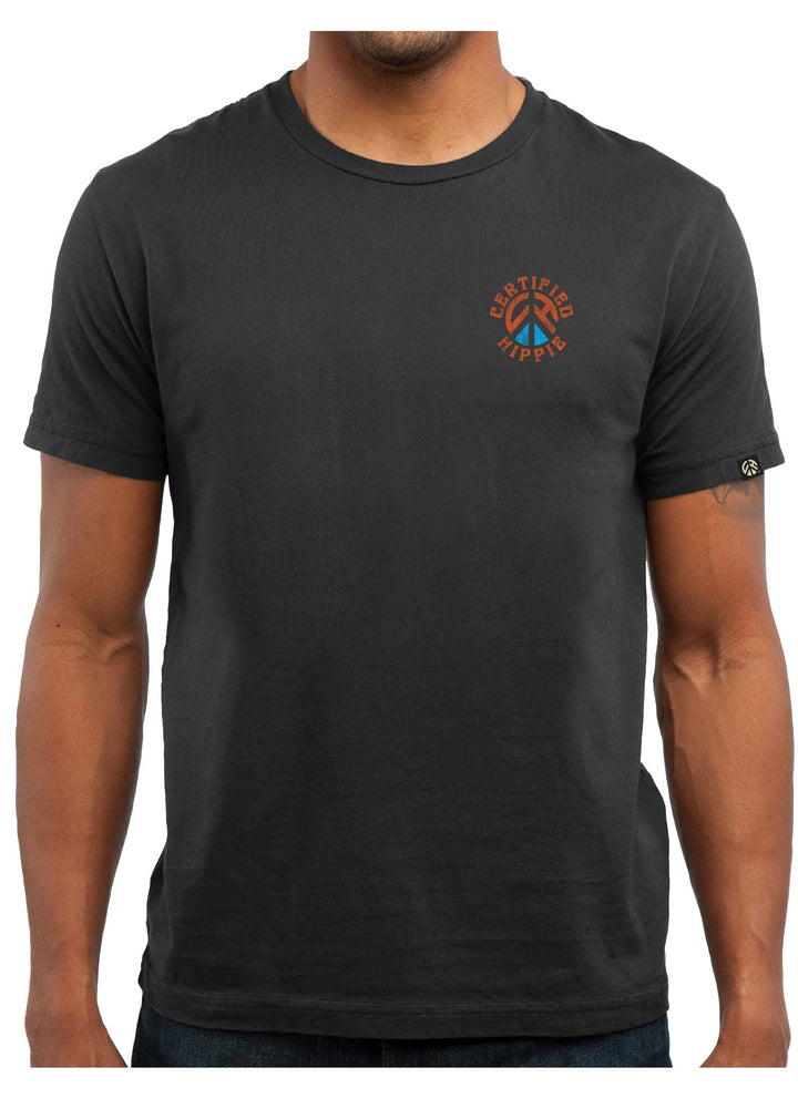 CH-Trippy Sun Mens Shortsleeve Crew - FADED BLACK