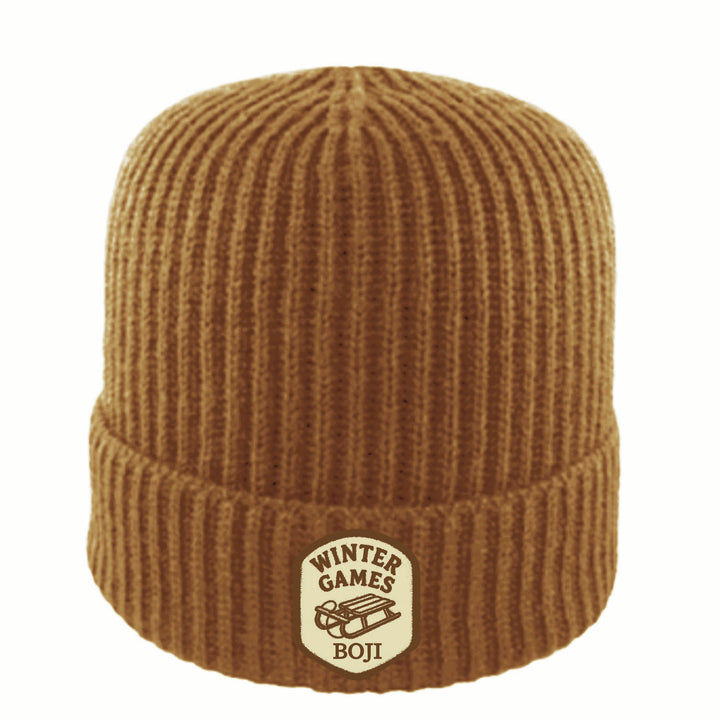 Wintergames Chunky Ribbed Camel Beanie